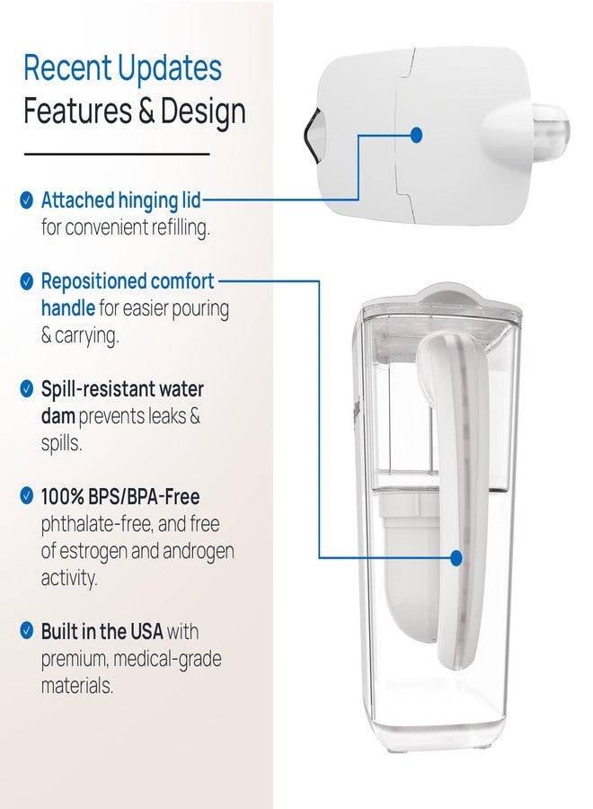 Clearly Filtered No.1 Filtered Water Pitcher/Updated Model/Targets 365+ Contaminants e.g. Fluoride Chlorine PFAS Microplastics Lead Arsenic BPA/BPS Free (Pitcher Includes 1 Filter) - Image 3